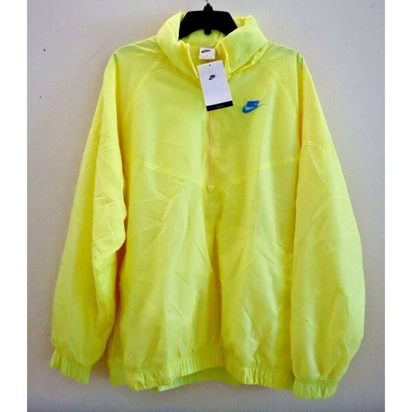 Nike DQ4910 Men Sz M Yellow Sportswear Windrunner Unlined Woven Anorak Jacket $8 - Picture 1 of 13
